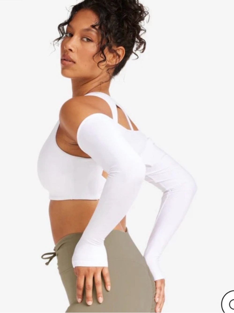 Crop Shop Boutique White Long Sleeve Shrug - Picture 5 of 5